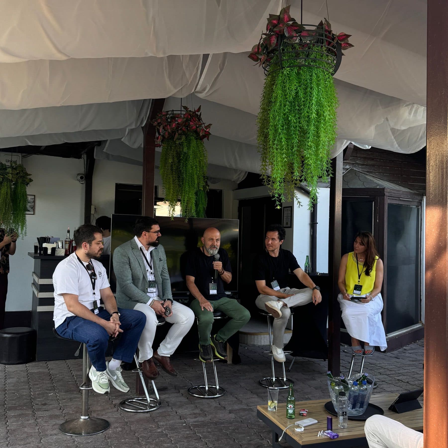 A panel at AI House Bucharest