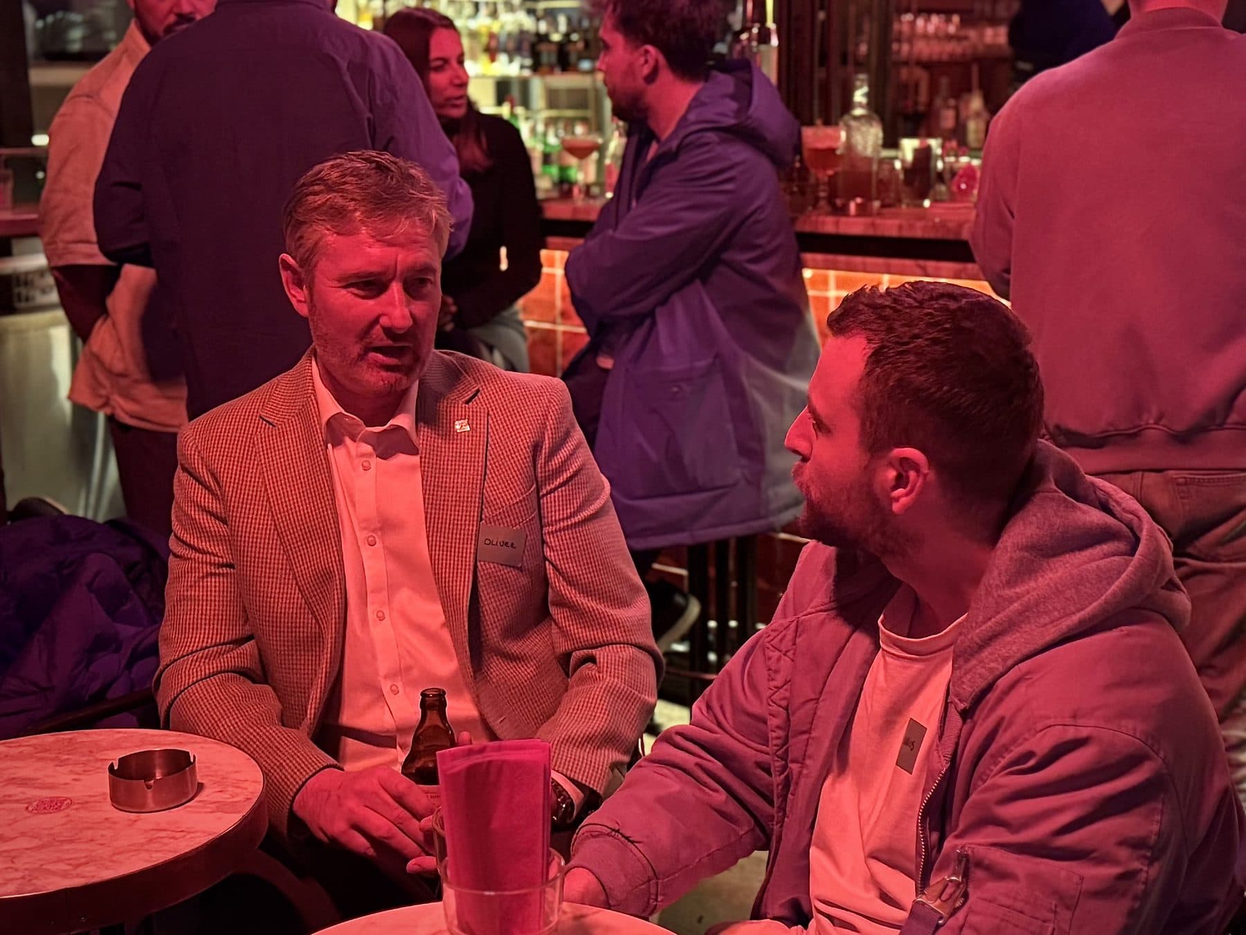 Guests at Tekpon AI Summit Afterparty in Bucharest, November 2025