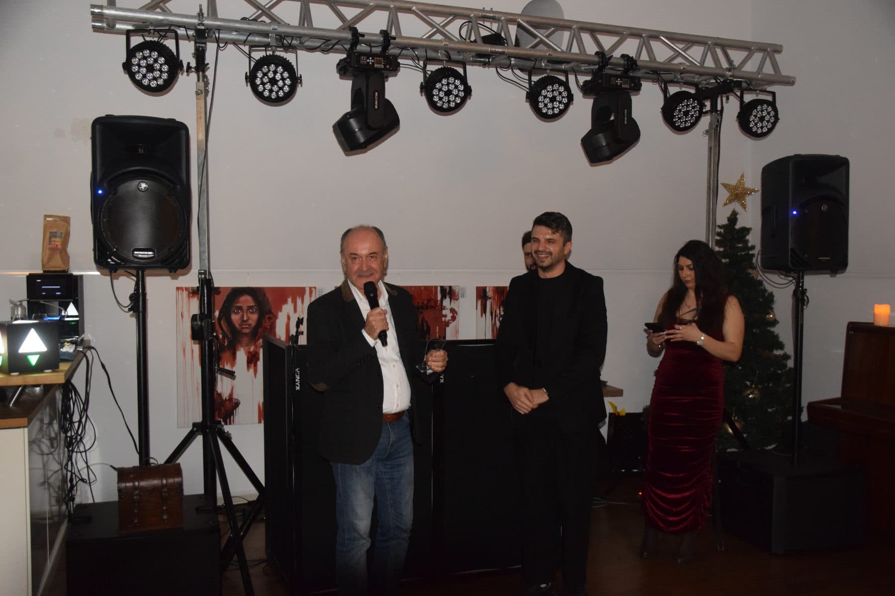 A few words from the stage — Xmas Connect Party, December 2025